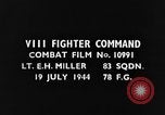 Standbild strafing europäische Theater, 1944, aus Sekunde 4 historischem Filmmaterial Videoclip 65675045707