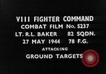 Standbild strafing europäische Theater, 1944, aus Sekunde 14 historischem Filmmaterial Videoclip 65675045709