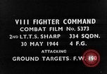 Standbild strafing europäische Theater, 1944, aus Sekunde 4 historischem Filmmaterial Videoclip 65675045710