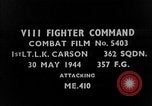 Standbild ME-410 europäische Theater, 1944, aus Sekunde 3 historischem Filmmaterial Videoclip 65675045712