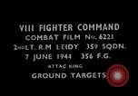 Image of strafing European Theater, 1944, second 4 stock footage video 65675045714