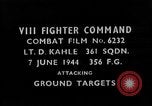 Image of strafing European Theater, 1944, second 3 stock footage video 65675045715
