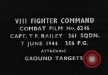 Standbild strafing europäische Theater, 1944, aus Sekunde 3 historischem Filmmaterial Videoclip 65675045716