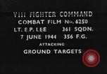 Standbild strafing europäische Theater, 1944, aus Sekunde 1 historischem Filmmaterial Videoclip 65675045717