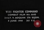 Image of strafing European Theater, 1944, second 4 stock footage video 65675045724
