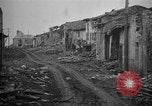 Image of ruined church France World War 1 France, 1918, second 1 stock footage video 65675045750