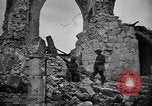 Image of ruined church France World War 1 France, 1918, second 17 stock footage video 65675045750