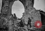 Image of ruined church France World War 1 France, 1918, second 20 stock footage video 65675045750