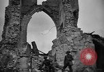 Image of ruined church France World War 1 France, 1918, second 23 stock footage video 65675045750
