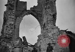 Image of ruined church France World War 1 France, 1918, second 25 stock footage video 65675045750