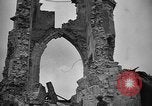 Image of ruined church France World War 1 France, 1918, second 26 stock footage video 65675045750