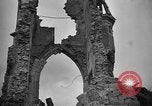 Image of ruined church France World War 1 France, 1918, second 28 stock footage video 65675045750