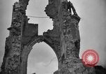 Image of ruined church France World War 1 France, 1918, second 29 stock footage video 65675045750