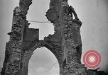 Image of ruined church France World War 1 France, 1918, second 30 stock footage video 65675045750