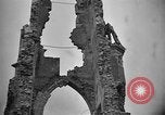 Image of ruined church France World War 1 France, 1918, second 32 stock footage video 65675045750