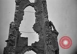 Image of ruined church France World War 1 France, 1918, second 35 stock footage video 65675045750
