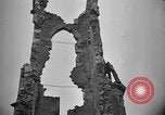 Image of ruined church France World War 1 France, 1918, second 37 stock footage video 65675045750
