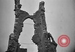 Image of ruined church France World War 1 France, 1918, second 38 stock footage video 65675045750