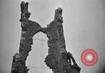 Image of ruined church France World War 1 France, 1918, second 39 stock footage video 65675045750