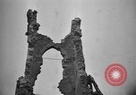 Image of ruined church France World War 1 France, 1918, second 40 stock footage video 65675045750