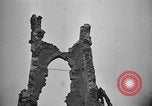 Image of ruined church France World War 1 France, 1918, second 41 stock footage video 65675045750