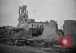 Image of ruined church France World War 1 France, 1918, second 43 stock footage video 65675045750