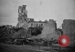 Image of ruined church France World War 1 France, 1918, second 46 stock footage video 65675045750