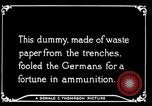 Image of Artificial dummy artillery in World War 1 France, 1916, second 17 stock footage video 65675045759