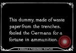 Image of Artificial dummy artillery in World War 1 France, 1916, second 22 stock footage video 65675045759