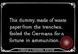 Image of Artificial dummy artillery in World War 1 France, 1916, second 23 stock footage video 65675045759