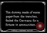 Image of Artificial dummy artillery in World War 1 France, 1916, second 24 stock footage video 65675045759