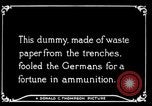 Image of Artificial dummy artillery in World War 1 France, 1916, second 25 stock footage video 65675045759