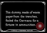 Image of Artificial dummy artillery in World War 1 France, 1916, second 30 stock footage video 65675045759