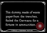 Image of Artificial dummy artillery in World War 1 France, 1916, second 31 stock footage video 65675045759