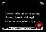 Image of German spy France, 1916, second 1 stock footage video 65675045776