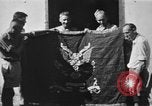 Image of regimental flag Philippines, 1945, second 38 stock footage video 65675045821