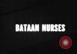 Image American Nurses Bataan Luzon aux Philippines, 1945, de la seconde 1 séquences d'archives historiques vidéo 65675045826