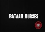 Image American Nurses Bataan Luzon aux Philippines, 1945, de la seconde 4 séquences d'archives historiques vidéo 65675045826