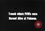 Standbild Palawan Massaker Opfer geborgen Palawan Philippinen, 1945, aus Sekunde 5 historischem Filmmaterial Videoclip 65675045829