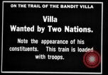Standbild Pancho Villa und revolutionär Rekruten Chihuahua Mexiko, 1916, aus Sekunde 6 historischem Filmmaterial Videoclip 65675045879