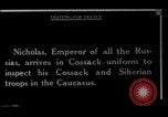 Immagine di Zar russo Nicholas II Caucaso, 1916, secondo 8 filmato di repertorio 65675045895