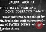Standbild Kosaken Galizien Ukraine, 1916, aus Sekunde 1 historischem Filmmaterial Videoclip 65675045906