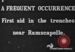 Standbild belgischen Truppen Ramscapelle Belgien, 1914, aus Sekunde 1 historischem Filmmaterial Videoclip 65675045914