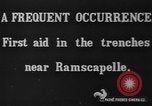 Standbild belgischen Truppen Ramscapelle Belgien, 1914, aus Sekunde 3 historischem Filmmaterial Videoclip 65675045914