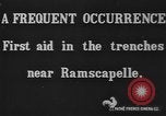 Standbild belgischen Truppen Ramscapelle Belgien, 1914, aus Sekunde 4 historischem Filmmaterial Videoclip 65675045914