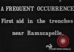 Standbild belgischen Truppen Ramscapelle Belgien, 1914, aus Sekunde 5 historischem Filmmaterial Videoclip 65675045914