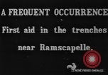 Standbild belgischen Truppen Ramscapelle Belgien, 1914, aus Sekunde 6 historischem Filmmaterial Videoclip 65675045914