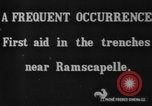 Standbild belgischen Truppen Ramscapelle Belgien, 1914, aus Sekunde 7 historischem Filmmaterial Videoclip 65675045914
