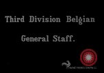 Immagine di Terza Divisione generale dello staff Belgio, 1914, secondo 3 filmato di repertorio 65675045917