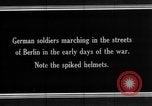 Image of German Army units moving through Berlin, Germany,  early in World War  Berlin Germany, 1915, second 4 stock footage video 65675045923